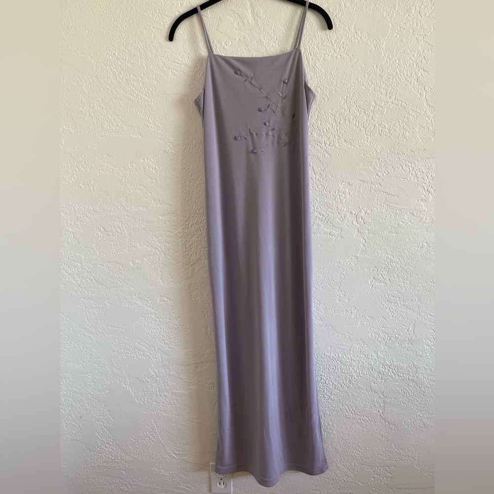 Vintage Y2K Purple Floral Dress